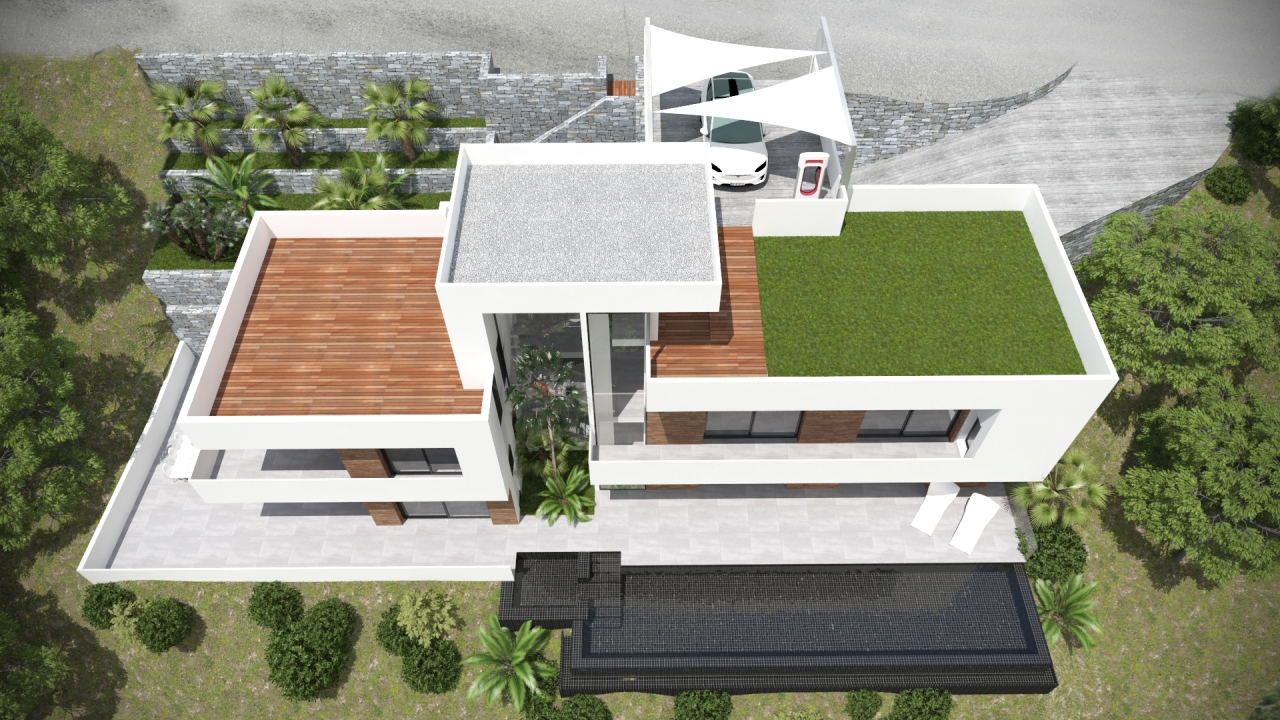 PROYECTO DE VILLA MODERNA EN VENTA EN ALTEA