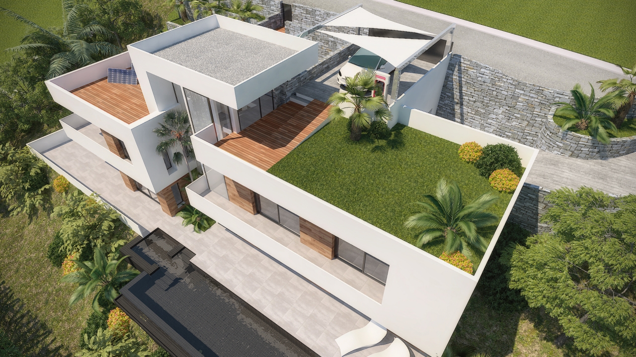 PROYECTO DE VILLA MODERNA EN VENTA EN ALTEA