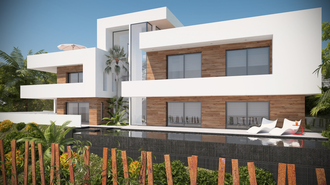PROYECTO DE VILLA MODERNA EN VENTA EN ALTEA