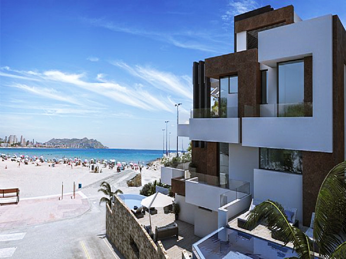 PROYECTO DE APARTAMENTOS EN  VENTA EN 1ra LINEA EN BENIDORM