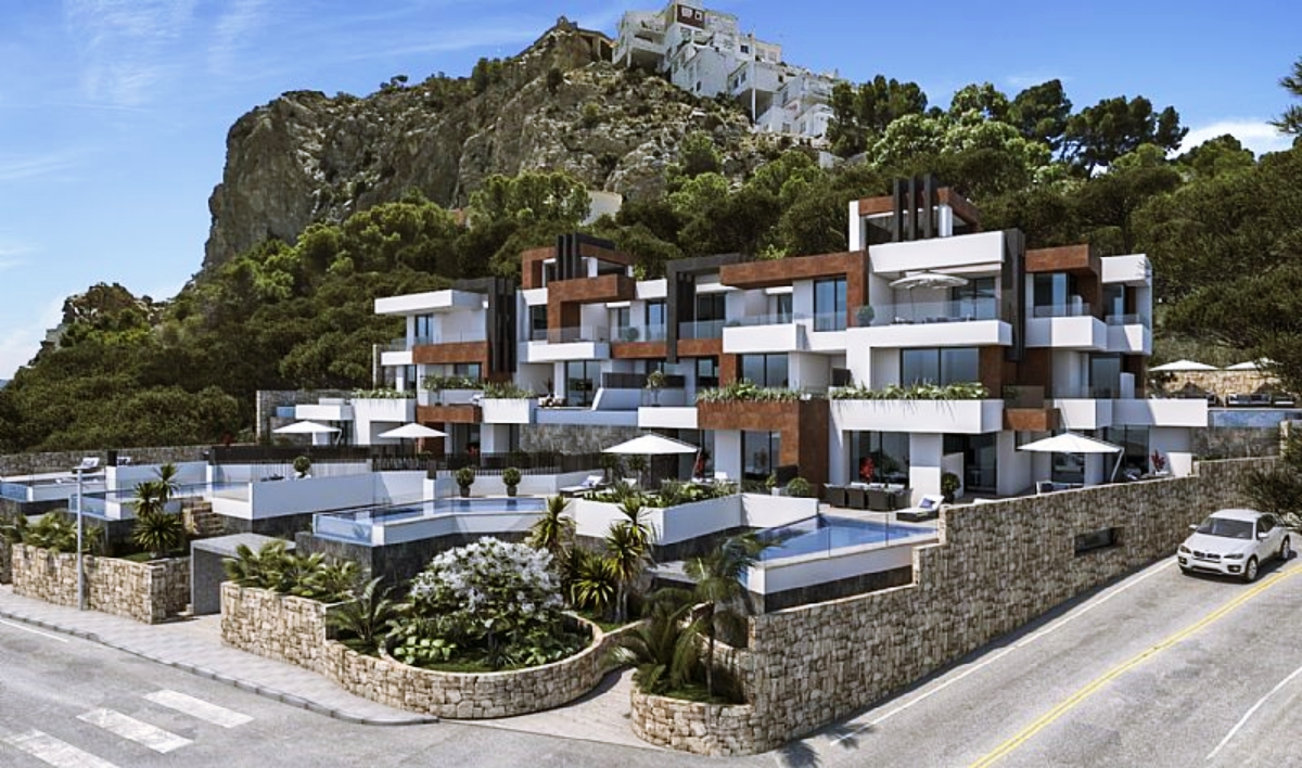 PROJECT OF APARTMENTS FOR SALE IN 1ST LINE IN BENIDORM