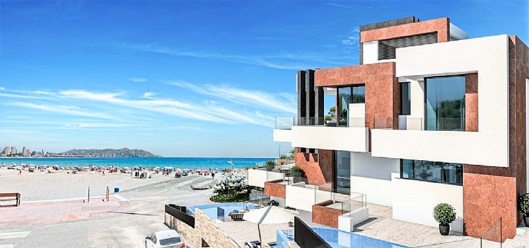 PROYECTO DE APARTAMENTOS EN  VENTA EN 1ra LINEA EN BENIDORM