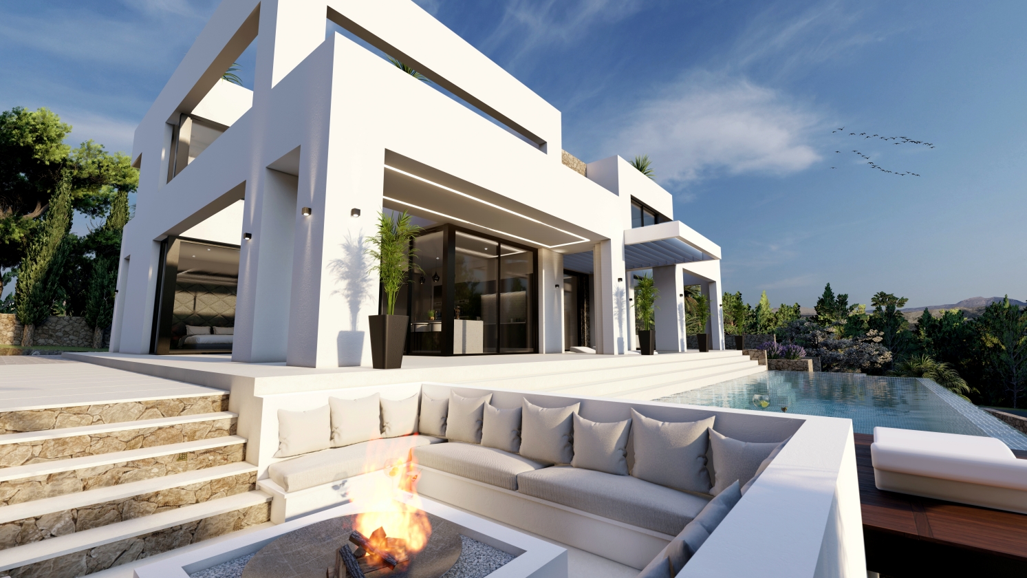 Nuevo proyecto en venta  de villa moderna en Benissa