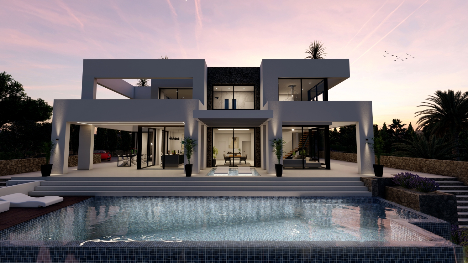 Nytt prosjekt for salg av moderne villa i Benissa