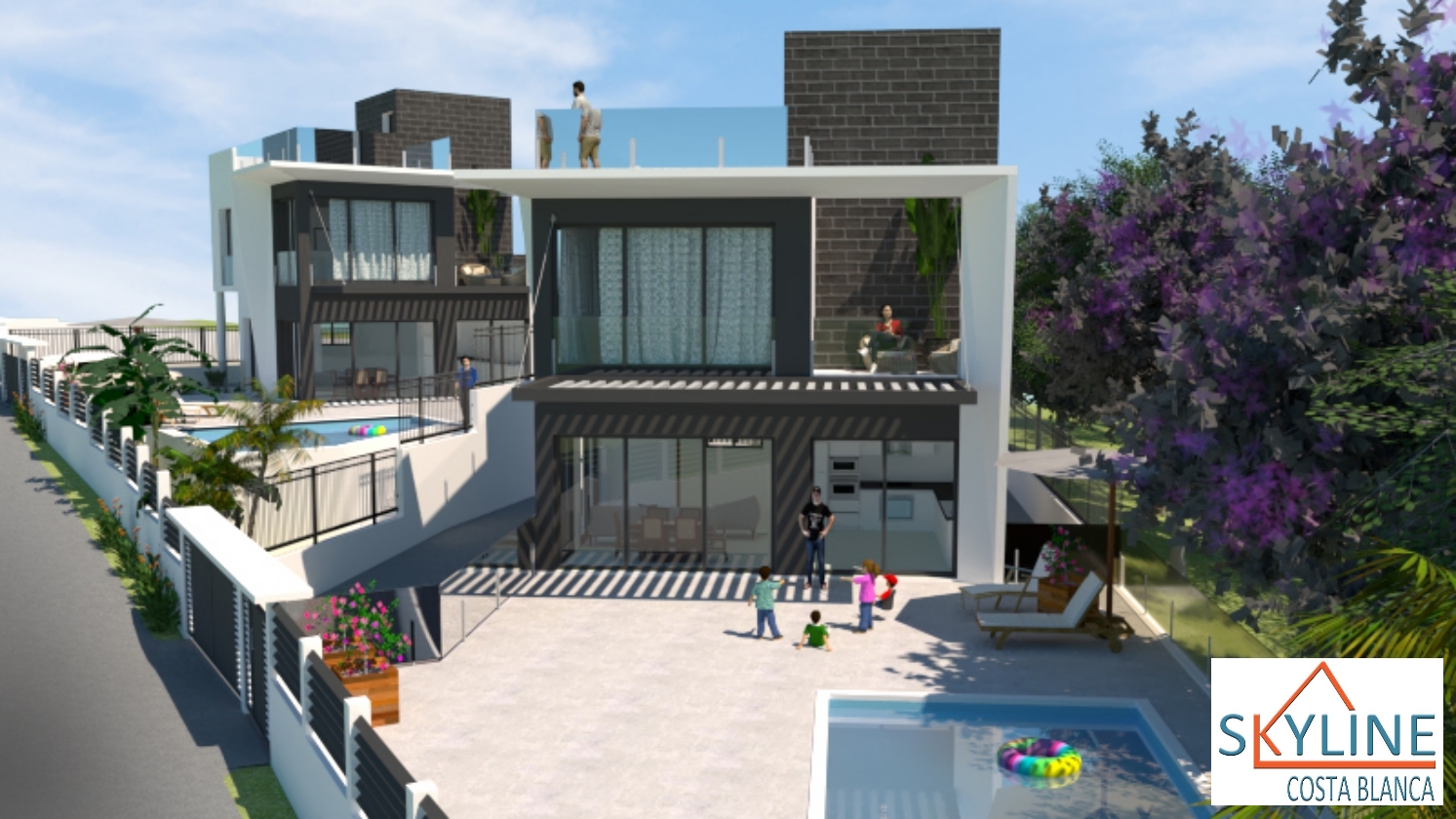 MODERNAS VILLAS  EN  VENTA EN VILLA JOYOSA