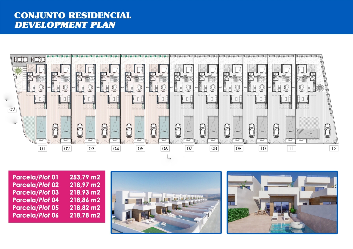 Nouveau développement de 12 villas indépendantes à vendre à LOS MONTESINOS