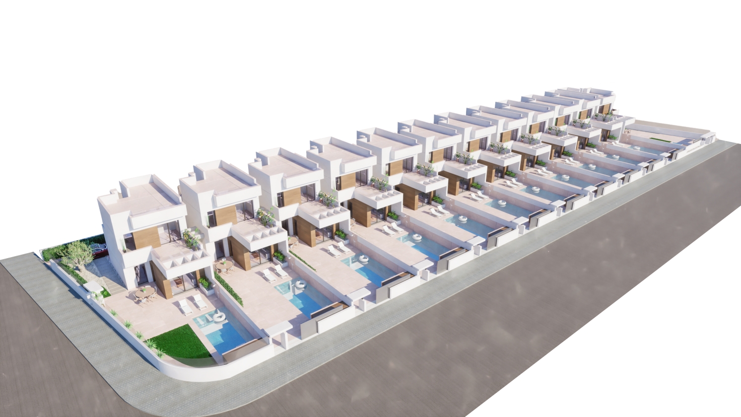 Nueva promoción de 12 Villas independientes en venta en LOS MONTESINOS