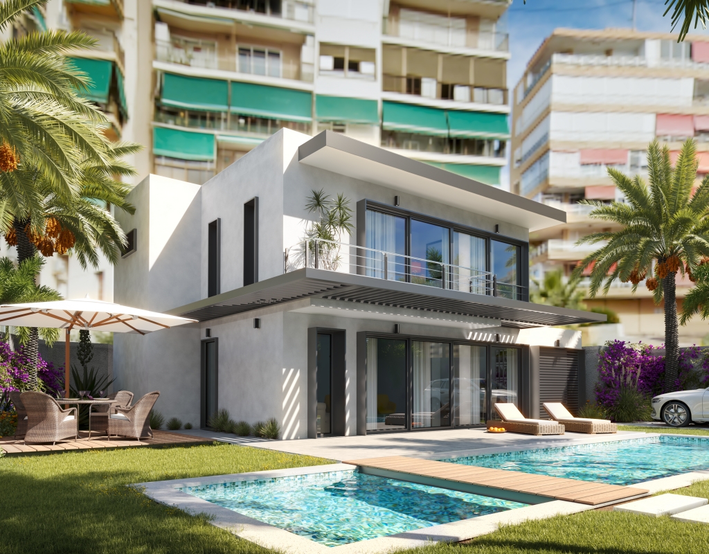 GRAN VILLA EN VENTA EN PRIMERA LINEA DE MAR EN  CAMPELLO