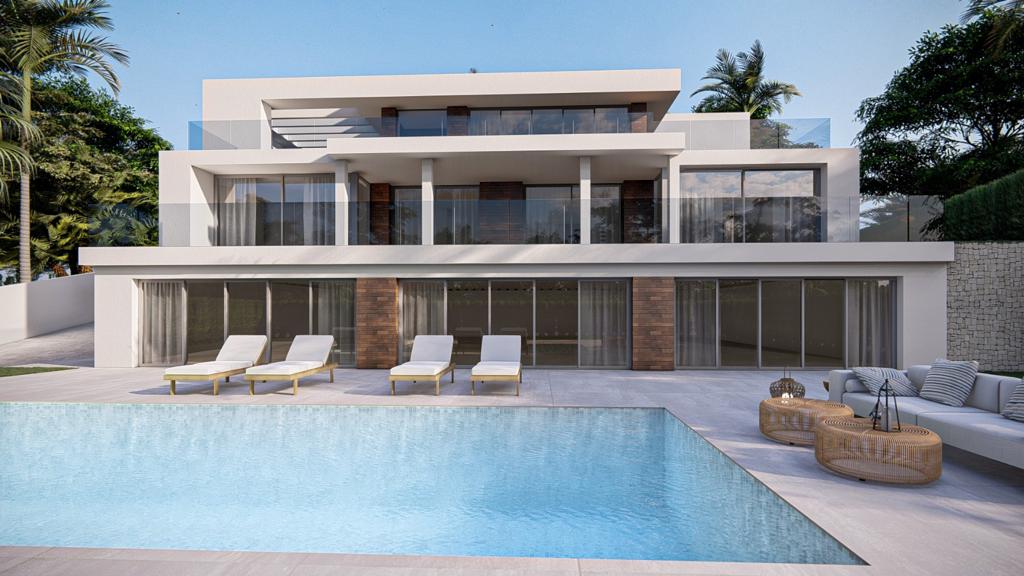 NUEVO PROYECTO EN CONSTRUCION  DE VILLA MODERNA EN VENTA EN FINESTRAT