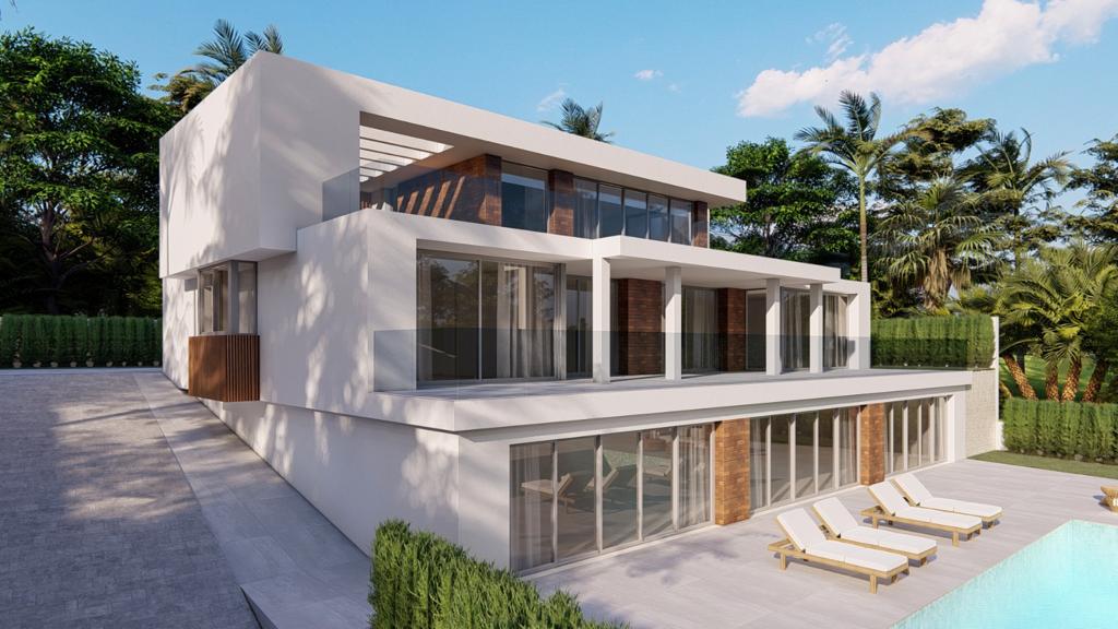 NUEVO PROYECTO EN CONSTRUCION  DE VILLA MODERNA EN VENTA EN FINESTRAT