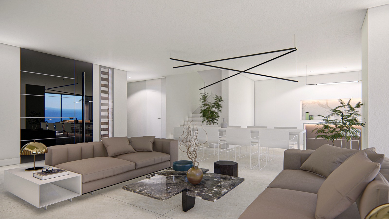 NUEVO PROYECTO EN CONSTRUCION  DE VILLA MODERNA EN VENTA EN FINESTRAT