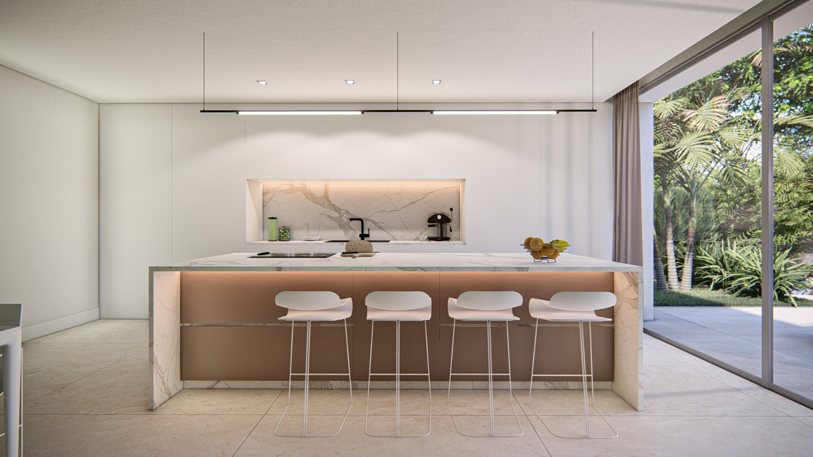 NUEVO PROYECTO EN CONSTRUCION  DE VILLA MODERNA EN VENTA EN FINESTRAT
