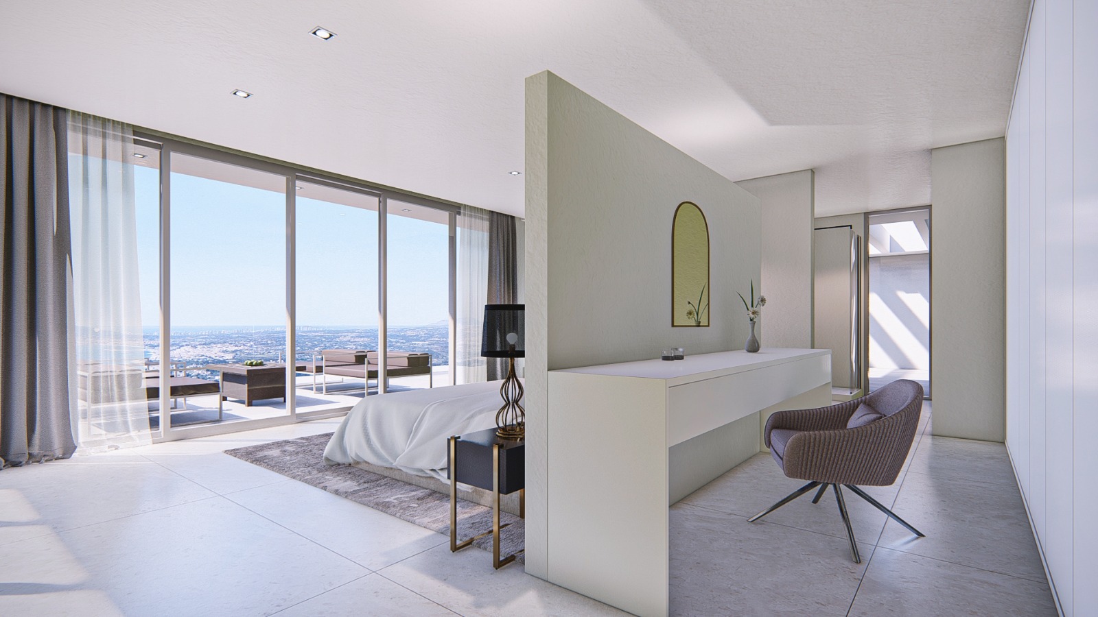 NUEVO PROYECTO EN CONSTRUCION  DE VILLA MODERNA EN VENTA EN FINESTRAT