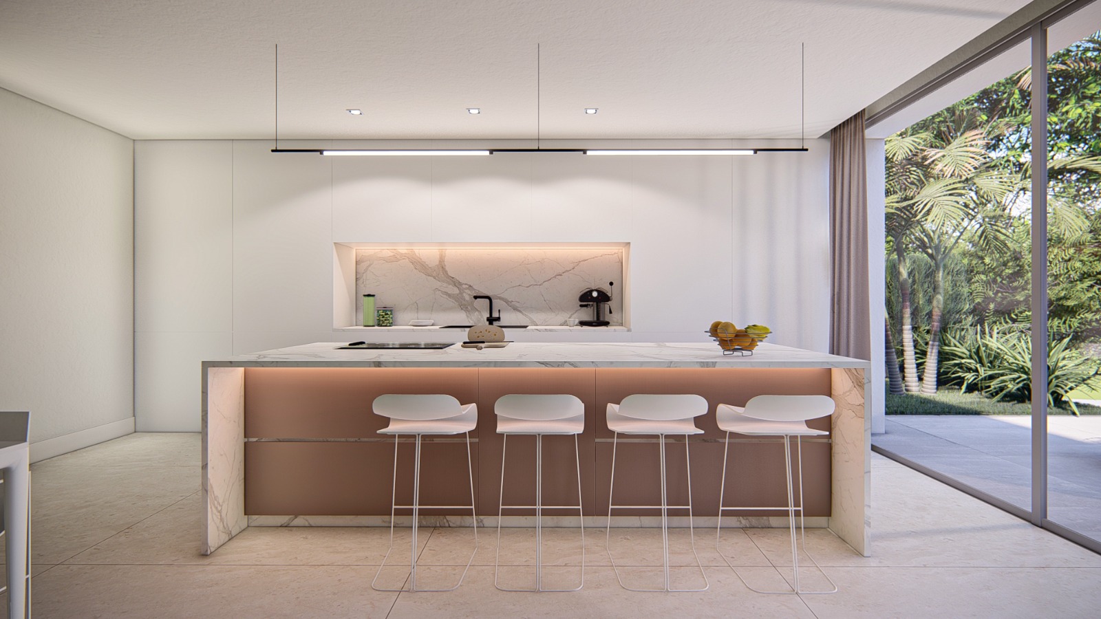 NUEVO PROYECTO EN CONSTRUCION  DE VILLA MODERNA EN VENTA EN FINESTRAT
