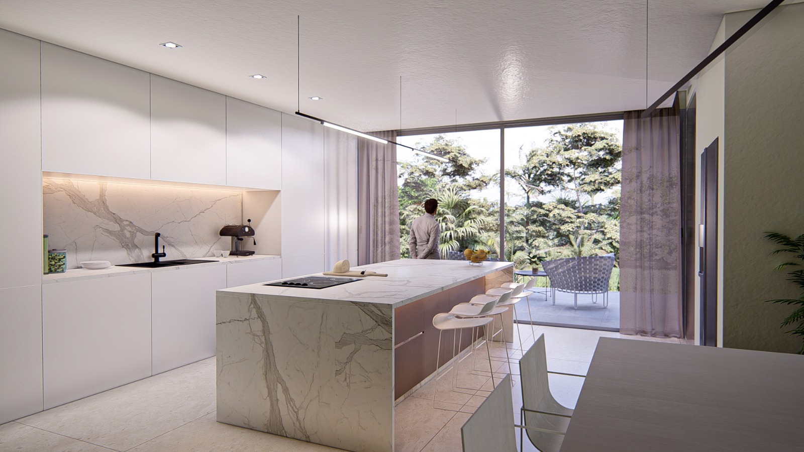 NUEVO PROYECTO EN CONSTRUCION  DE VILLA MODERNA EN VENTA EN FINESTRAT