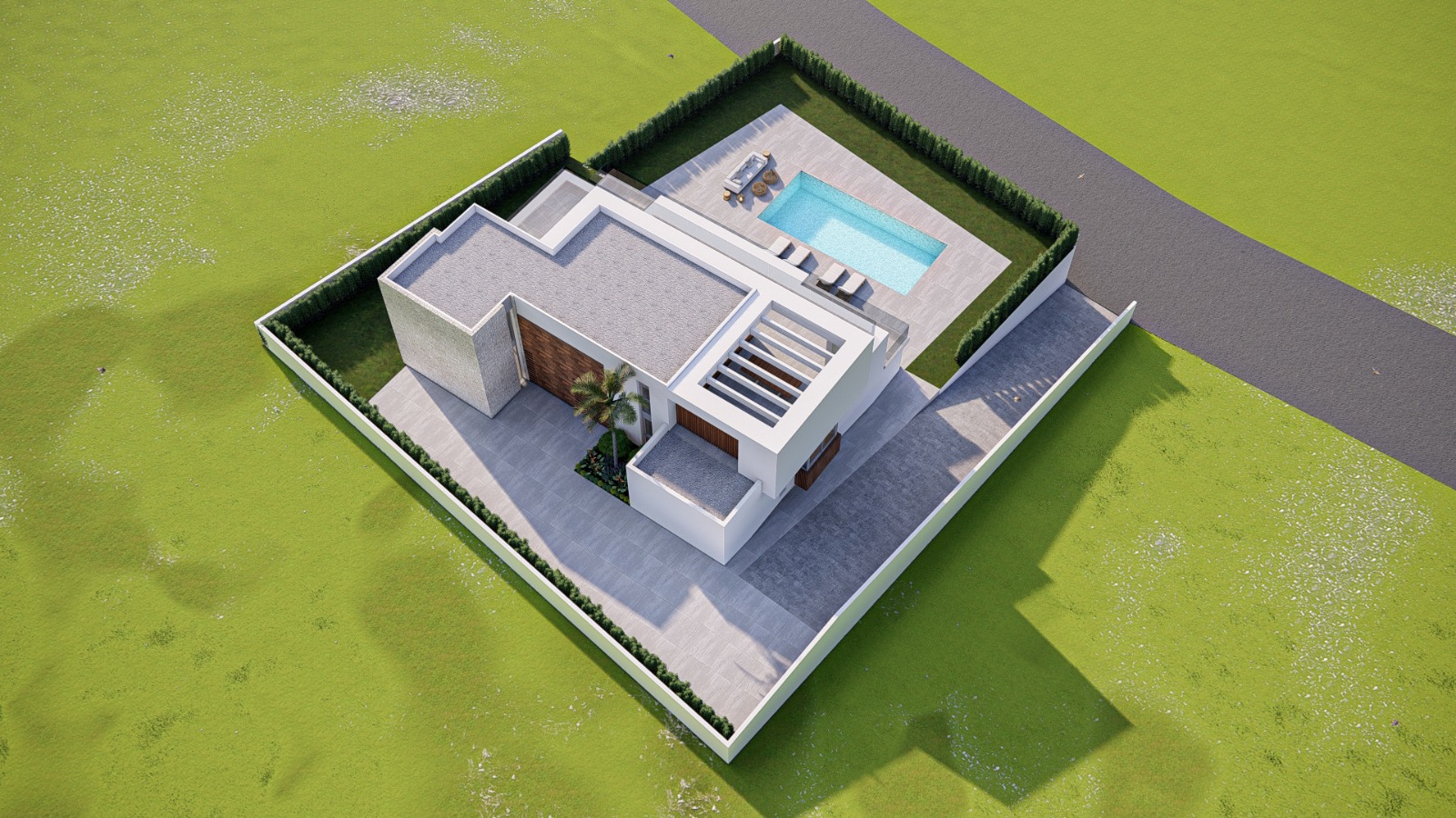 NUEVO PROYECTO EN CONSTRUCION  DE VILLA MODERNA EN VENTA EN FINESTRAT