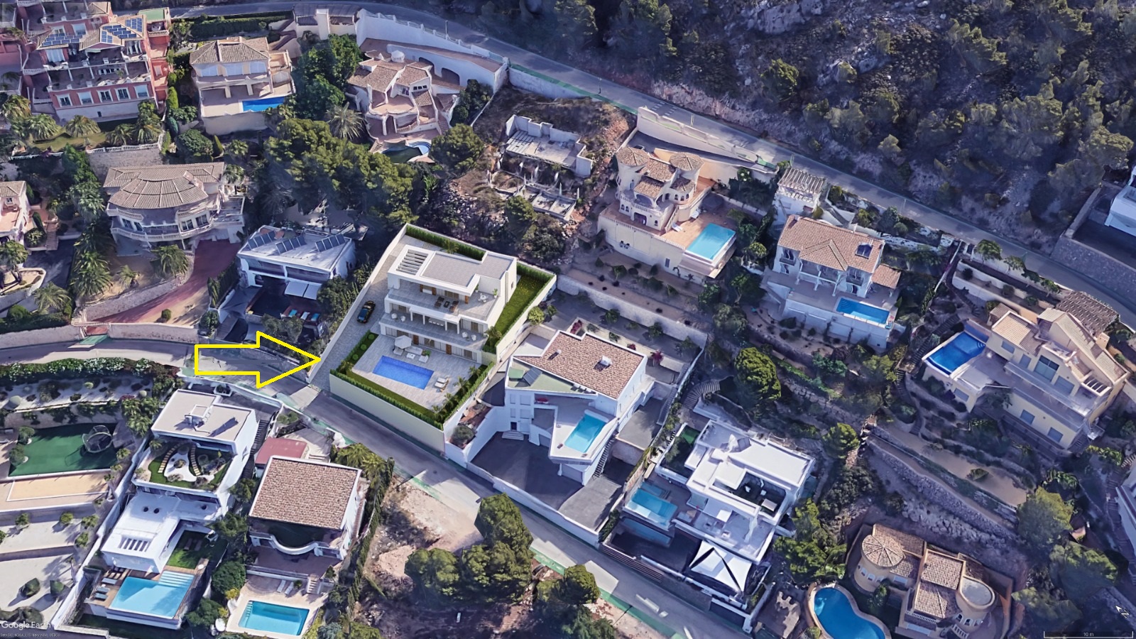 NUEVO PROYECTO EN CONSTRUCION  DE VILLA MODERNA EN VENTA EN FINESTRAT