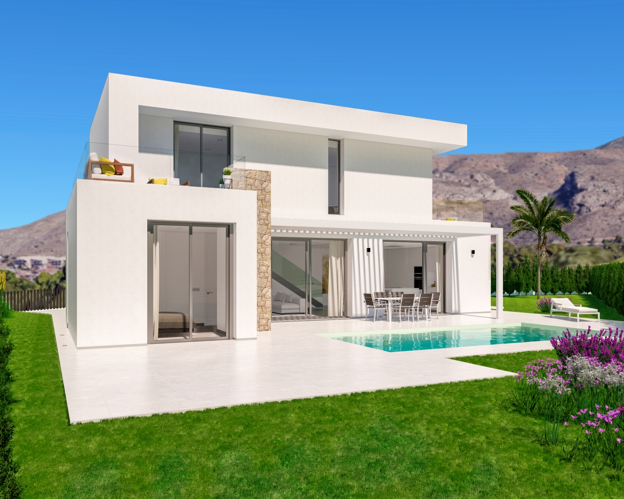 NUEVAS VILLAS MODERNAS EN VENTA EN FINESTRAT