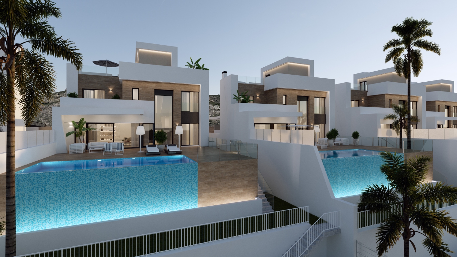 Villas modernas en venta en Finestrat